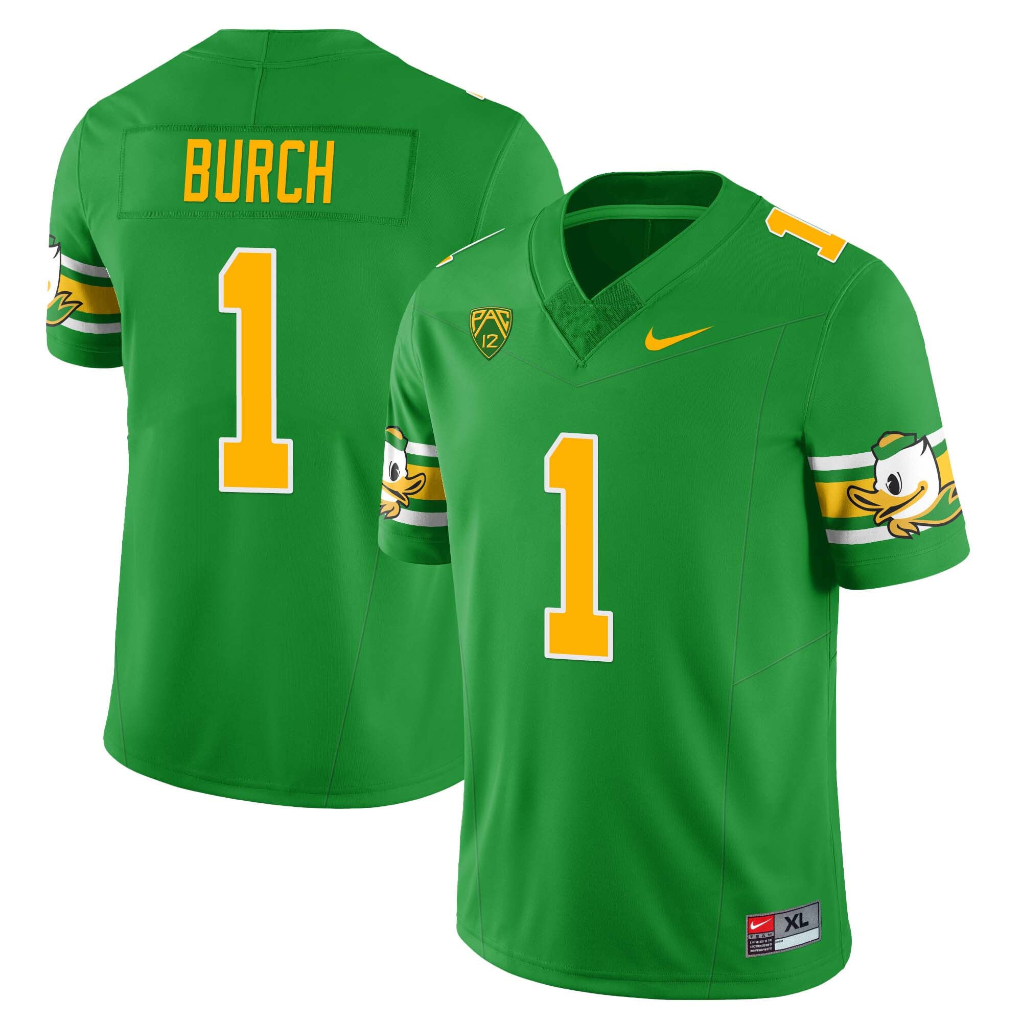 Men’s Oregon Ducks ‘Mighty Oregon’ Throwback Football Jersey – All Stitched