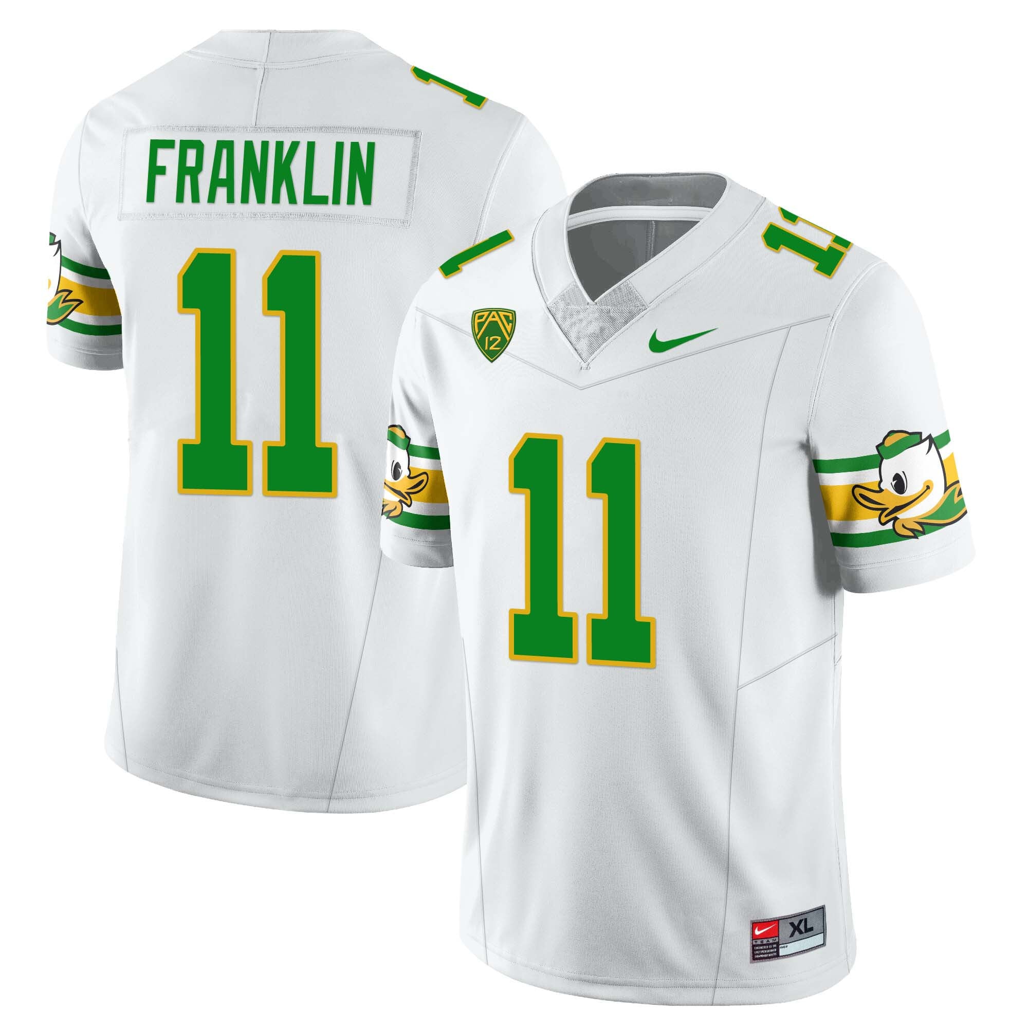 Men’s Oregon Ducks ‘Mighty Oregon’ Throwback Football Jersey – All Stitched