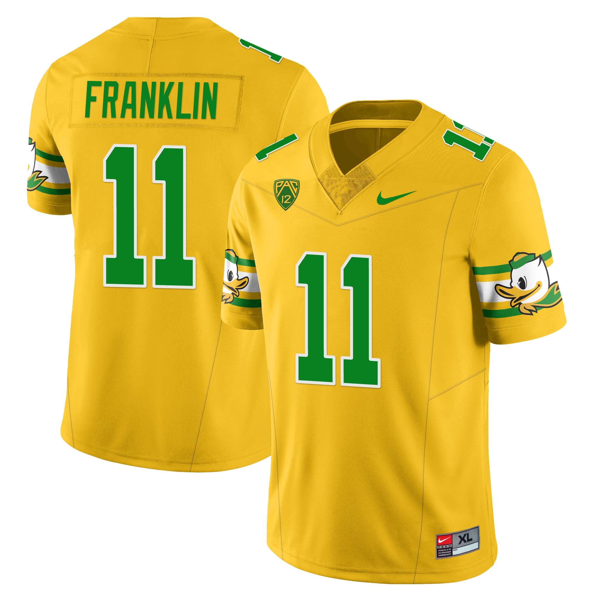 Men’s Oregon Ducks ‘Mighty Oregon’ Throwback Football Jersey – All Stitched
