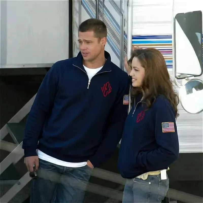 American retro Gothic Epstein embroidered letter