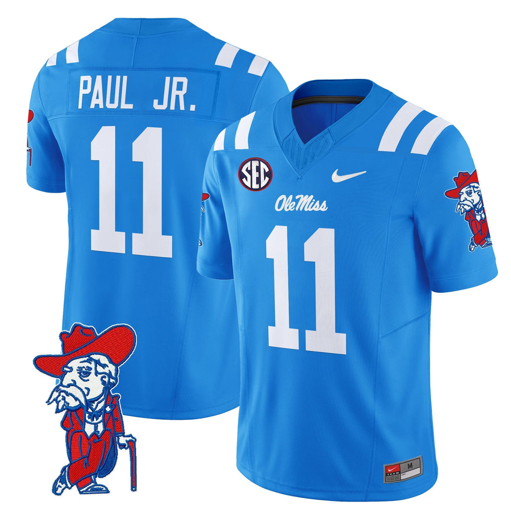 Men's Ole Miss Rebels 2024 Vapor Limited Jersey V2 - All Stitched