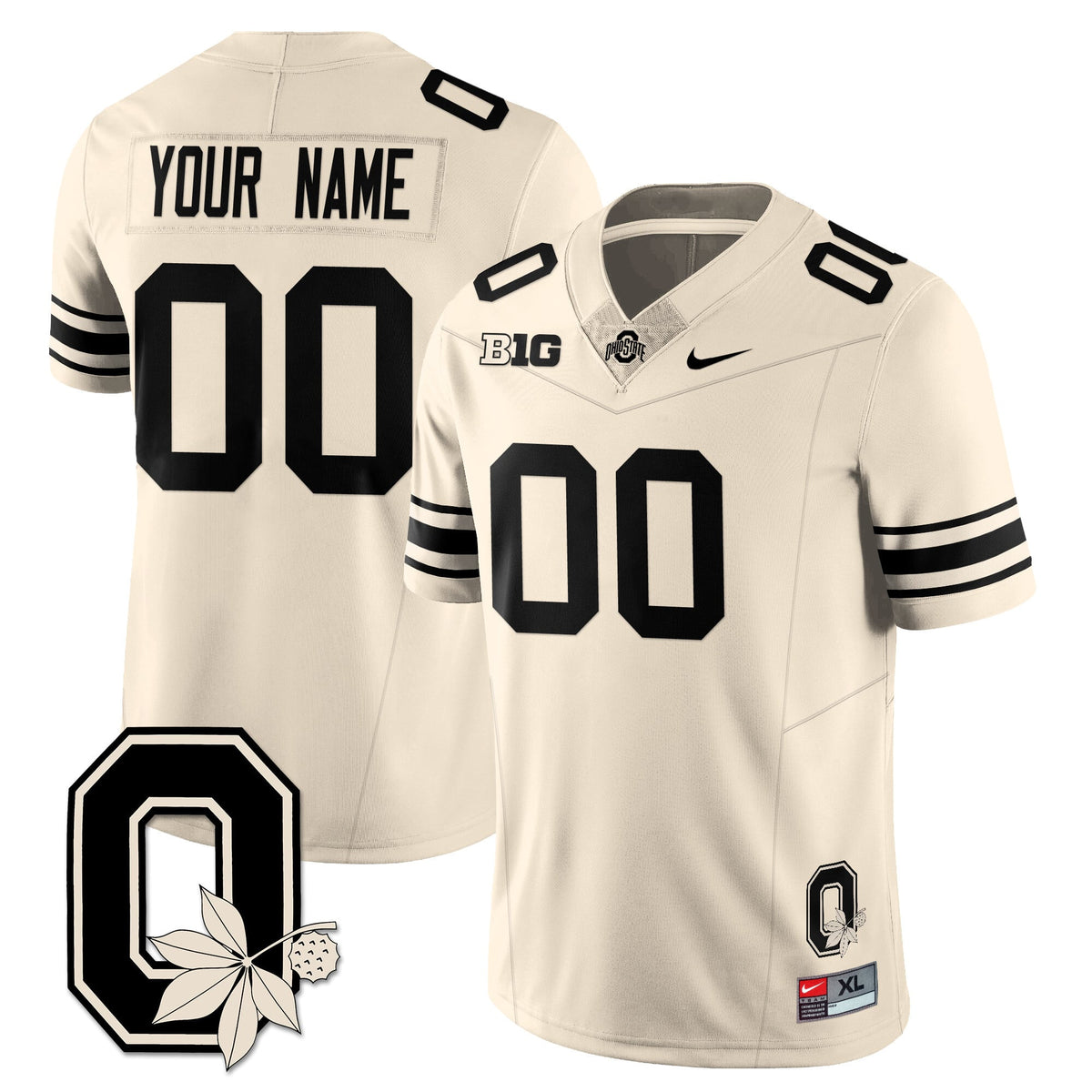 Custom Ohio State Buckeyes 2025 Vapor Limited Jersey - All Stitched