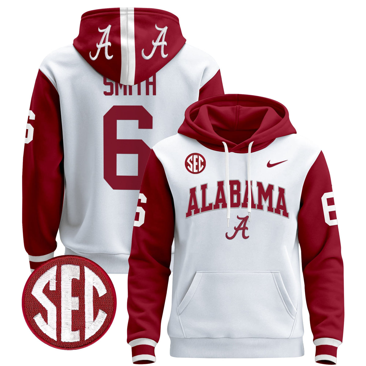 Men's Alabama Crimson Tide 2024 Pullover Hoodie V3