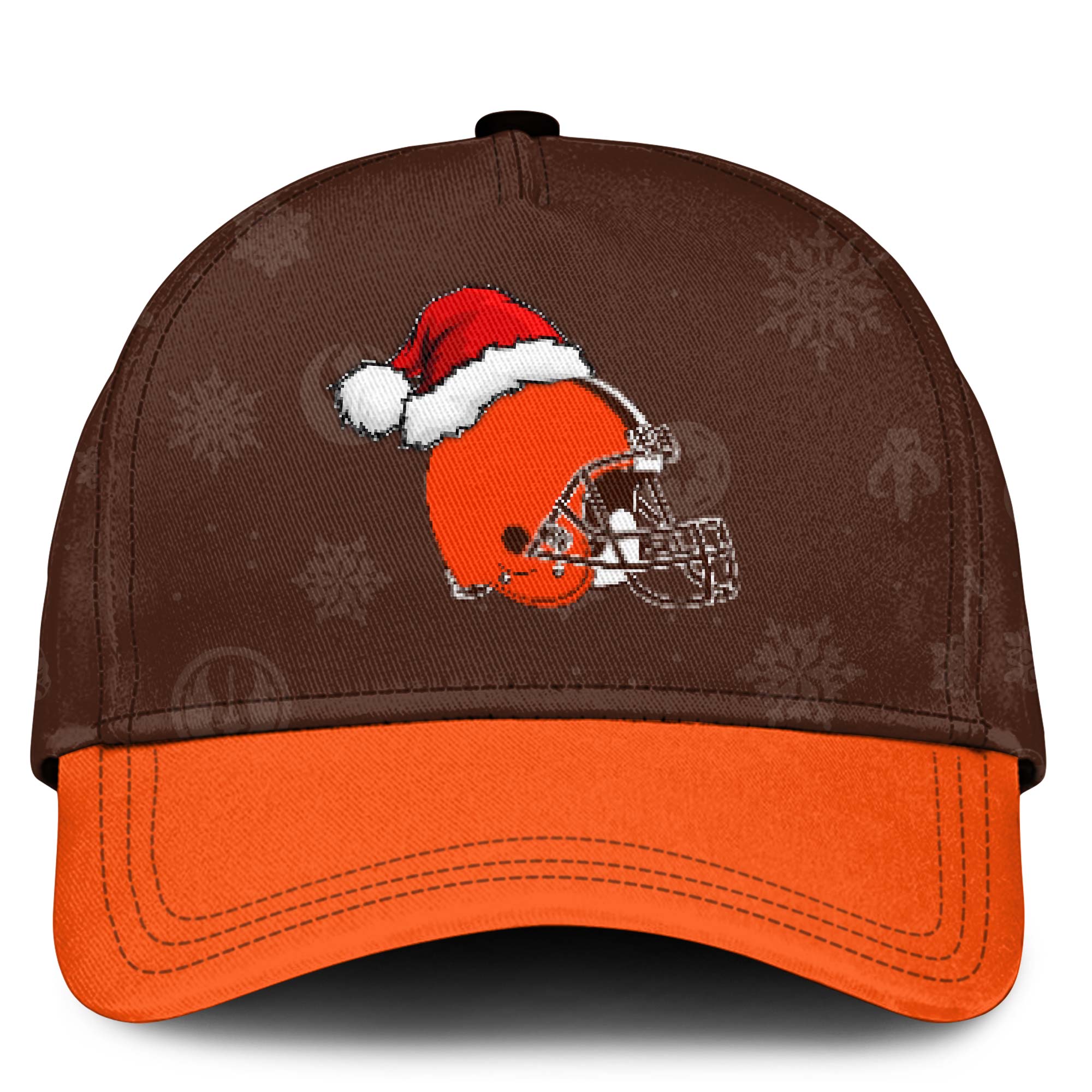 Unisex Browns Merry Christmas The Force Edition Hoodie